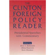 Clinton Foreign Policy Reader,9781317474296 Clinton Foreign Policy Reader,9781317474296