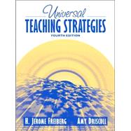 Universal Teaching Strategies, MyLabSchool Edition,9780205464524 Universal Teaching Strategies, MyLabSchool Edition,9780205464524