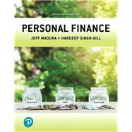 Personal Finance, Fourth Canadian Edition,,9780134724713 Personal Finance, Fourth Canadian Edition,,9780134724713