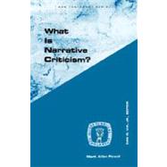 What Is Narrative Criticism?,9780800604738 What Is Narrative Criticism?,9780800604738