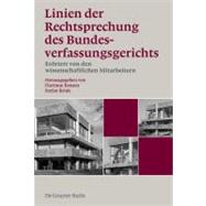 Linien Der Rechtsprechung Des Bundesverfassungsgerichts,9783899494808 Linien Der Rechtsprechung Des Bundesverfassungsgerichts,9783899494808