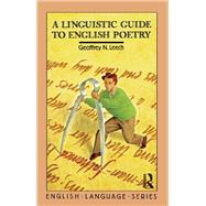 A Linguistic Guide to English Poetry,9781138694941 A Linguistic Guide to English Poetry,9781138694941
