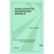 Fixed Effects Regression Models,9780761924975 Fixed Effects Regression Models,9780761924975