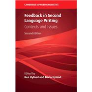 Feedback in Second Language Writing,9781108425070 Feedback in Second Language Writing,9781108425070