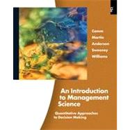 An Introduction to Management Science, 13th Edition,9781133455349 An Introduction to Management Science, 13th Edition,9781133455349