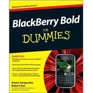BlackBerry Bold For Dummies,9780470525401 BlackBerry Bold For Dummies,9780470525401