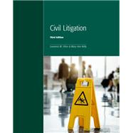 Civil Litigation,9781552395578 Civil Litigation,9781552395578