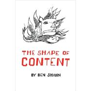 The Shape of Content,9780674805705 The Shape of Content,9780674805705