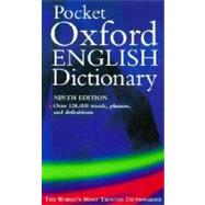 Pocket Oxford English Dictionary,9780198605713 Pocket Oxford English Dictionary,9780198605713