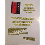 NEC: Calculations for the Electrical Exam 2017 (Item # 105-17),9780997885798 NEC: Calculations for the Electrical Exam 2017 (Item # 105-17),9780997885798