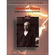 American History, Volume 2 : Reconstruction Through the Present,9780073516011 American History, Volume 2 : Reconstruction Through the Present,9780073516011