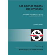 Les Bonnes Raisons Des Emotions,9783034306027 Les Bonnes Raisons Des Emotions,9783034306027
