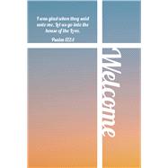 Guest Welcome Folder: I Was Glad (Package of 12) Psalm 122:1 (KJV),9798384516064 Guest Welcome Folder: I Was Glad (Package of 12) Psalm 122:1 (KJV),9798384516064