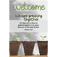 Guest Welcome Folder: We Are Growing (Package of 12) Matthew 18:20 (KJV),9798384516071 Guest Welcome Folder: We Are Growing (Package of 12) Matthew 18:20 (KJV),9798384516071