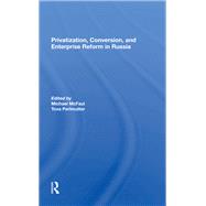 Privatization, Conversion, And Enterprise Reform In Russia,9781000236309 Privatization, Conversion, And Enterprise Reform In Russia,9781000236309