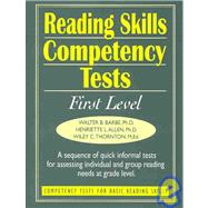 Reading Skills Competency Tests,9780787966355 Reading Skills Competency Tests,9780787966355