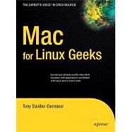 Mac For Linux Geeks,9781430216506 Mac For Linux Geeks,9781430216506