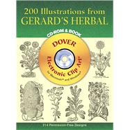 200 Illustrations from Gerard's Herbal CD-ROM and Book,9780486996585 200 Illustrations from Gerard's Herbal CD-ROM and Book,9780486996585