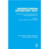 Understanding Expository Text,9781138296589 Understanding Expository Text,9781138296589