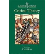 The Cambridge Companion to Critical Theory,9780521816601 The Cambridge Companion to Critical Theory,9780521816601