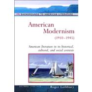 American Modernism,9780816056705 American Modernism,9780816056705