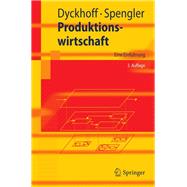 Produktionswirtschaft,9783642136832 Produktionswirtschaft,9783642136832