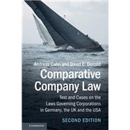 Comparative Company Law,9781316946855 Comparative Company Law,9781316946855