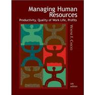 Managing Human Resources : Productivity, Quality of Work Life, Profits,9780072317169 Managing Human Resources : Productivity, Quality of Work Life, Profits,9780072317169