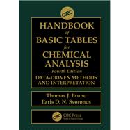 CRC Handbook of Basic Tables for Chemical Analysis,9780367517199 CRC Handbook of Basic Tables for Chemical Analysis,9780367517199
