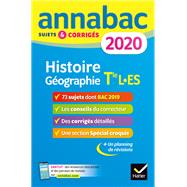 Annales Annabac 2020 Histoire-Géographie Tle L, ES,9782401057258 Annales Annabac 2020 Histoire-Géographie Tle L, ES,9782401057258
