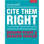 Cite Them Right,9781350477261 Cite Them Right,9781350477261