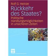 Rückkehr des Staates?,9783531917276 Rückkehr des Staates?,9783531917276