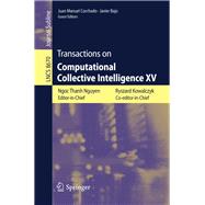 Transactions on Computational Collective Intelligence XV,9783662447499 Transactions on Computational Collective Intelligence XV,9783662447499