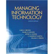 Managing Information Technology,9780132737531 Managing Information Technology,9780132737531