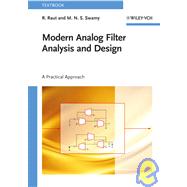 Modern Analog Filter Analysis and Design A Practical Approach,9783527407668 Modern Analog Filter Analysis and Design A Practical Approach,9783527407668