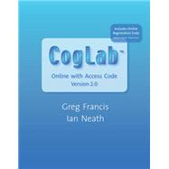 CogLab Online Version 2.0 (with Printed Access Card),9780495107781 CogLab Online Version 2.0 (with Printed Access Card),9780495107781