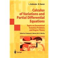 Calculus of Variations and Partial Differential Equations,9783540648031 Calculus of Variations and Partial Differential Equations,9783540648031