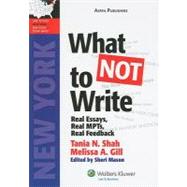 What Not to Write,9780735588134 What Not to Write,9780735588134