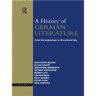 A History of German Literature,9781134928170 A History of German Literature,9781134928170