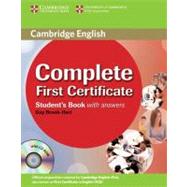 Complete First Certificate Student's Book with answers with CD-ROM,9780521698269 Complete First Certificate Student's Book with answers with CD-ROM,9780521698269