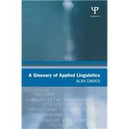 A Glossary of Applied Linguistics,9781135468309 A Glossary of Applied Linguistics,9781135468309