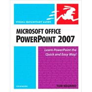 Microsoft Office PowerPoint 2007 for Windows : Visual QuickStart Guide,9780321498403 Microsoft Office PowerPoint 2007 for Windows : Visual QuickStart Guide,9780321498403