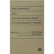 Philosophical and Foundational Issues in Measurement Theory,9781138978409 Philosophical and Foundational Issues in Measurement Theory,9781138978409