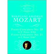 Piano Concerto No. 20, K466, and Piano Concerto No. 21, K467,9780486408682 Piano Concerto No. 20, K466, and Piano Concerto No. 21, K467,9780486408682