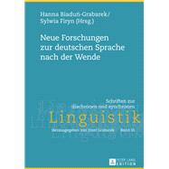 Neue Forschungen zur deutschen Sprache nach der Wende,9783631698860 Neue Forschungen zur deutschen Sprache nach der Wende,9783631698860