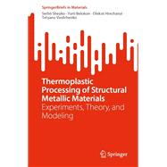 Thermoplastic Processing of Structural Metallic Materials,9783031738951 Thermoplastic Processing of Structural Metallic Materials,9783031738951