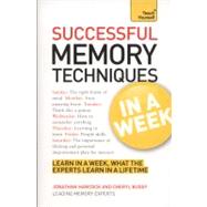 Successful Memory Techniques in a Week,9781444159103 Successful Memory Techniques in a Week,9781444159103