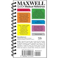 Maxwell Quick Medical Reference Pocket, 7th Edition,9780964519169 Maxwell Quick Medical Reference Pocket, 7th Edition,9780964519169