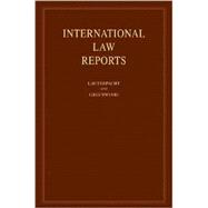 International Law Reports,9780521879231 International Law Reports,9780521879231