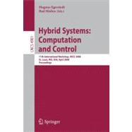 Hybrid Systems: Computation and Control,9783540789284 Hybrid Systems: Computation and Control,9783540789284